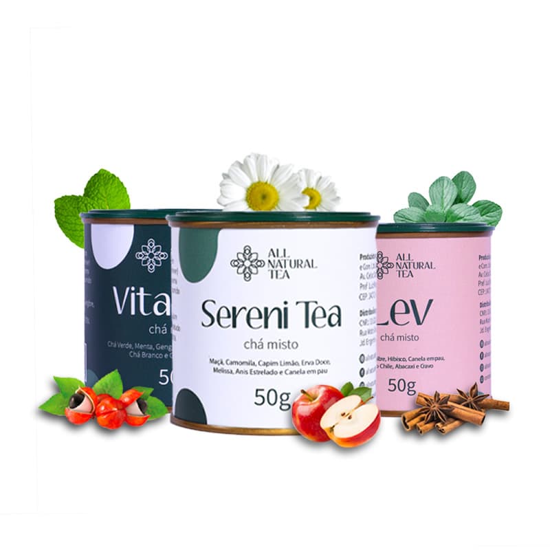 Kit Chá Natural - Chá em Promoção All Natural Tea