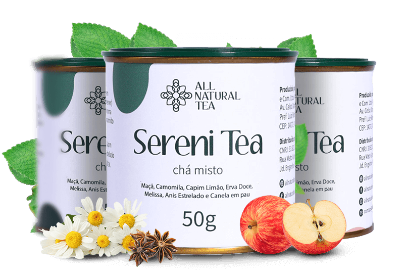 Kit Chá Calmante Natural Sereni Tea - Loja Chá Natural Online