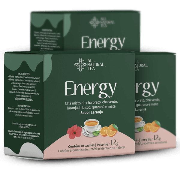 Chá Energy 3 Unidades chá energético natural
