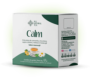 Chá Calm Sachê - Calmante natural para combater estresse