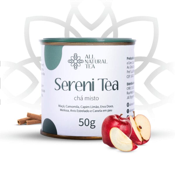 Chá Calmante Natural Sereni Tea - 1 Unidade Chá Calmante Natural Sereni Tea - 2 Un