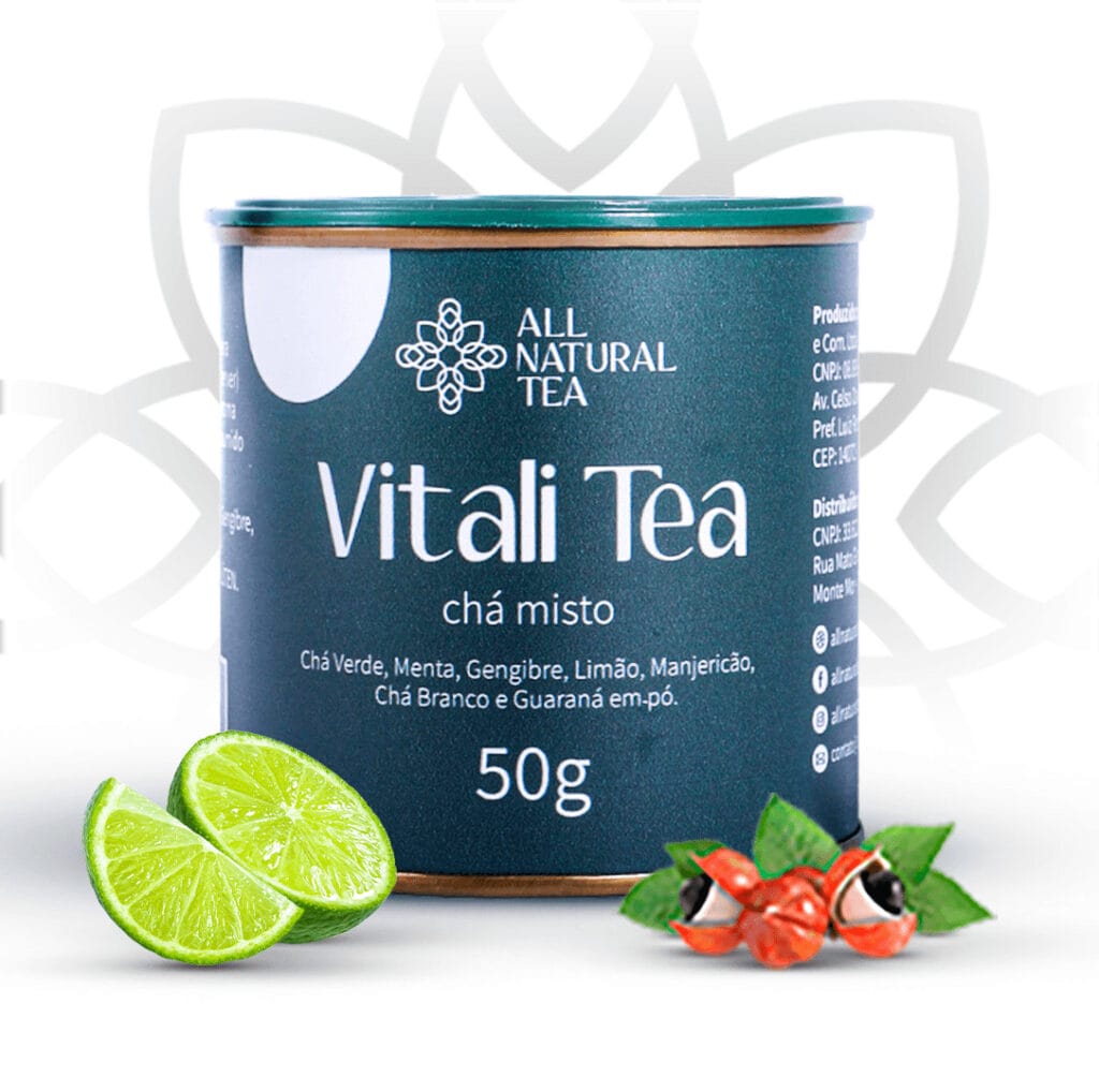 Chá Energético Natural Vitali Tea - 1 Unidade Chá Energético Natural Vitali Tea - 2 Unidades