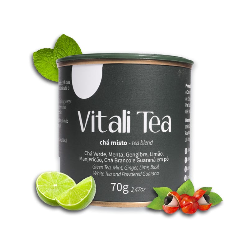 Chá Energético Natural Vitali Tea - 1 Unidade