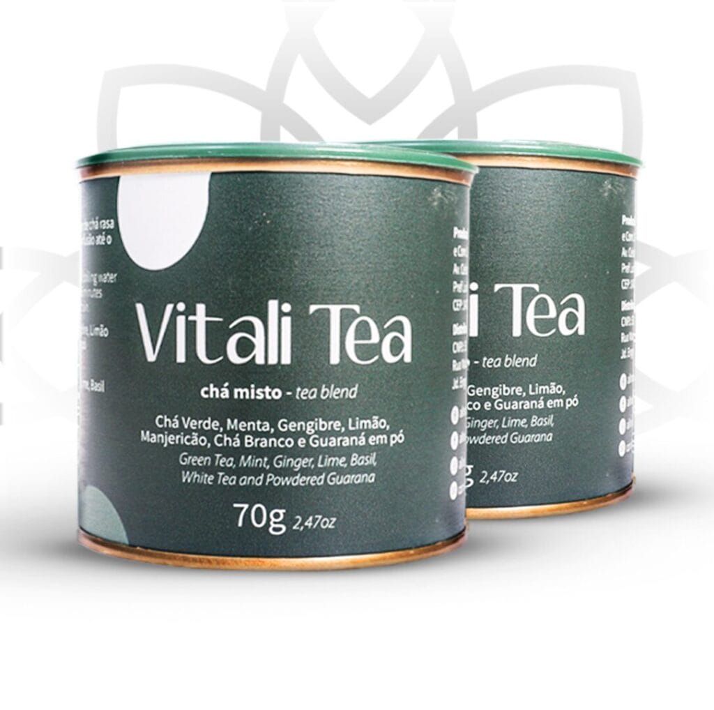 Chá Energético Natural Vitali Tea - 2 Un