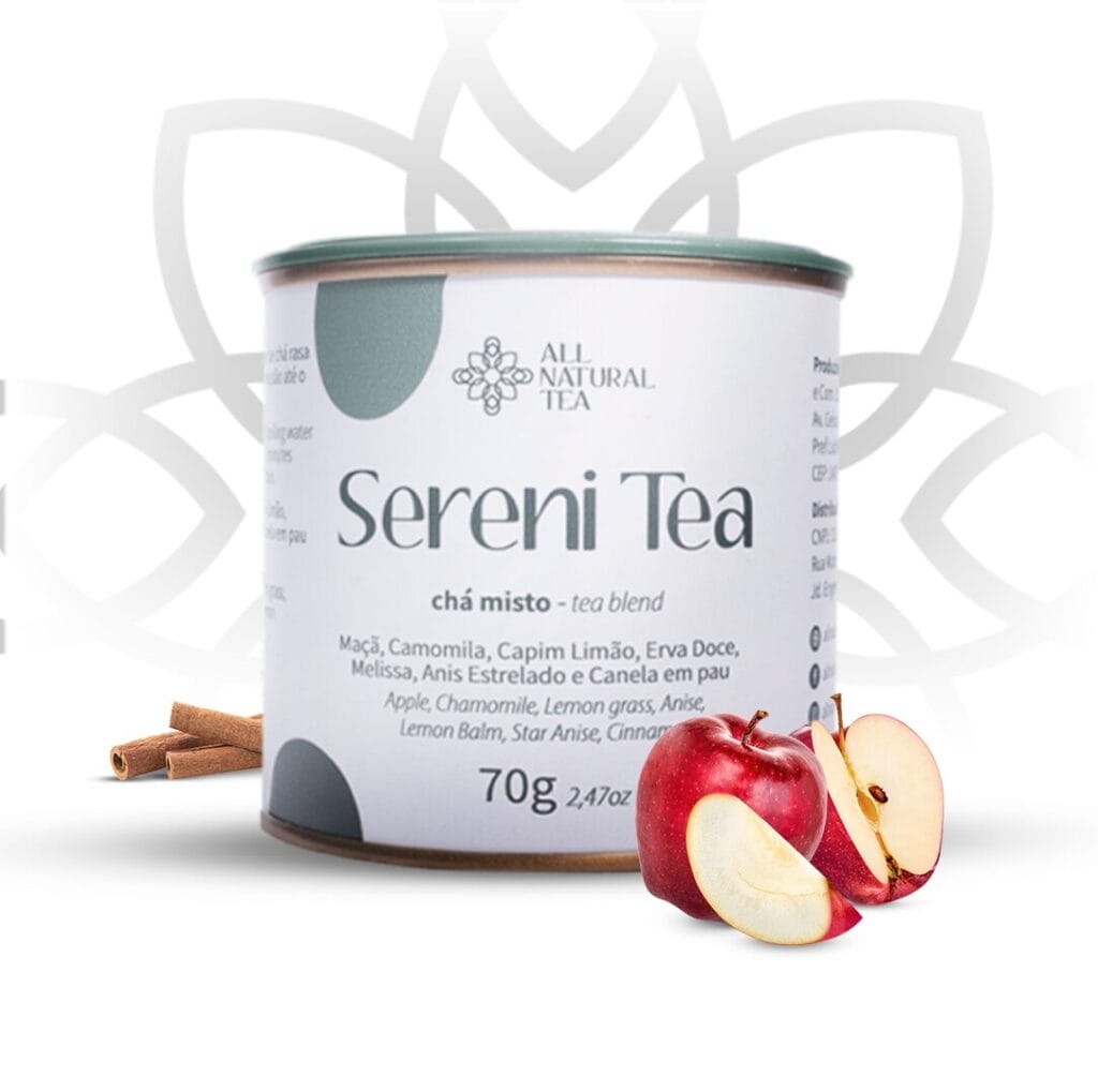 Chá Calmante Natural Sereni Tea - 1 Unidade Kit Chá Calmante Natural Sereni Tea - Loja Chá Natural Online